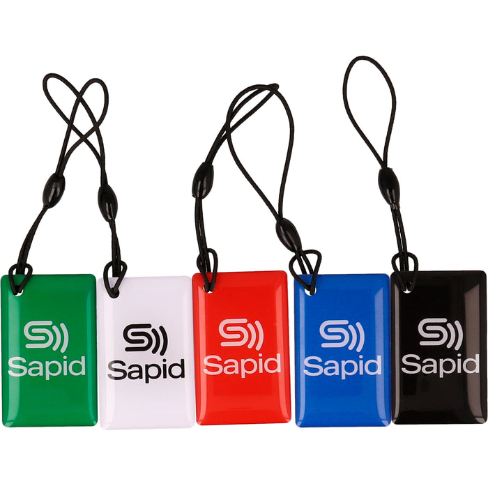 Sapid - dispositivos NFC - codigos QR - Etiquetas NFC - Tarjetas - Pulseras - Brazaletes - Tags - Stickers - Tags Rojo