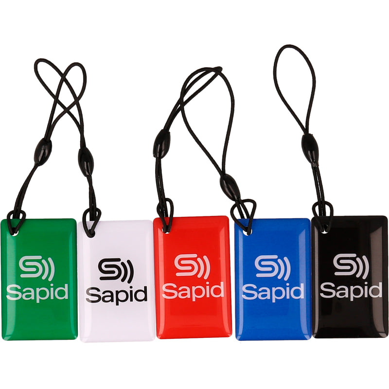 Sapid - dispositivos NFC - codigos QR - Etiquetas NFC - Tarjetas - Pulseras - Brazaletes - Tags - Stickers - Tags Rojo